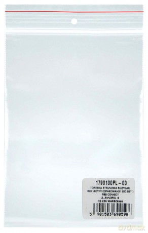 Torebka strunowa DONAU LDPE 80x180mm 100szt. transparentna