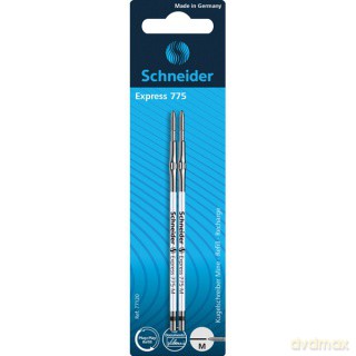 Wkład do długopisu Schneider 775 M 2szt. czarny blister