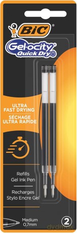 Wkład Gel-ocity Quick Dry BIC czarny blister 2szt