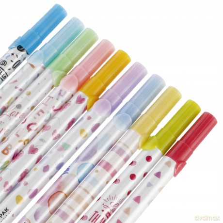 Zakreslacz 10kol Pastel Stk Etui 12/144