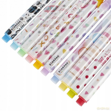 Zakreslacz 10kol Pastel Stk Etui 12/144
