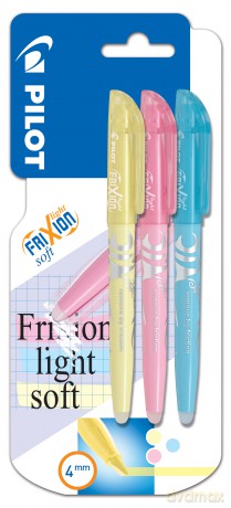 Zakreślacz frixion light soft x 3 kolory Pilot