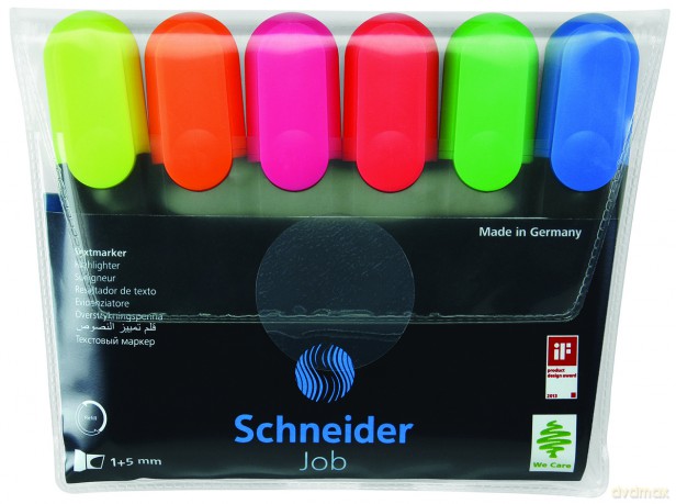 Zakreślacz Schneider Job 1-5 mm 6 kolorów