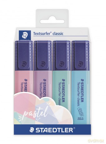 Zakreślacz Staedtler Textsurfer classic Pastel 4 kolory