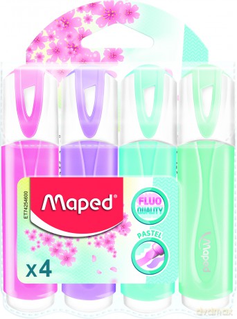 Zakreślacze Maped Fluo Peps Pastel 4 kolory