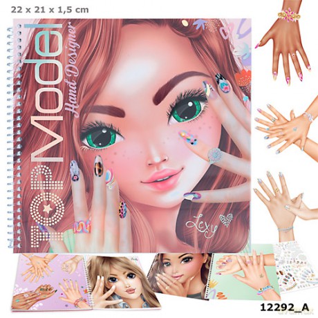 Zestaw kreatywny Hand Design TOP Model z naklejkami 12292A