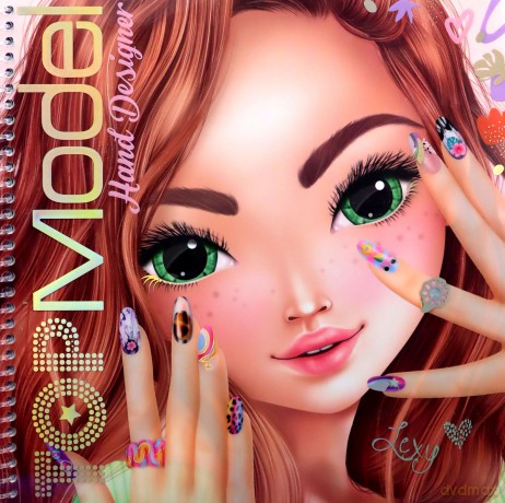 Zestaw kreatywny Hand Design TOP Model z naklejkami 12292A