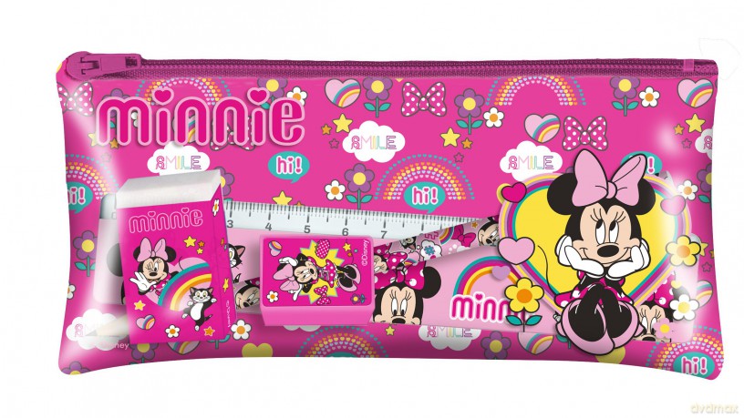 Zestaw piśmienniczy w saszetce Minnie 5 elementów WD21667