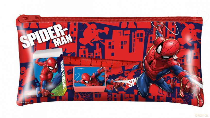 Zestaw piśmienniczy w saszetce Spiderman 5 elementów MV15921