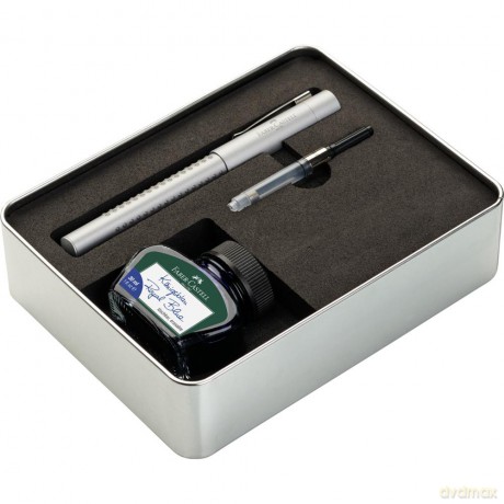Zestaw prezentowy Faber-Castell Grip 2011 opakowanie metalowe