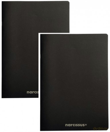 Zeszyt A4 48k kratka Narcissus ECO Black 2 sztuki