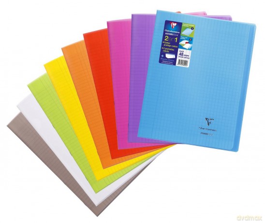 Zeszyt A4 48K linia KoverBook PP 1 sztuka mix kolorów