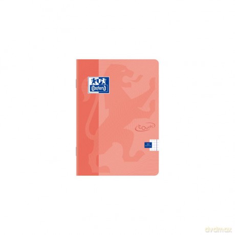 Zeszyt A4 60k kratka Oxford touch pastel koralowy 1 sztuka