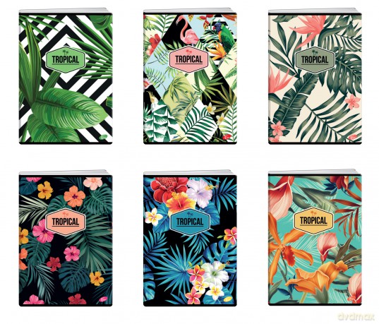 Zeszyt A4 60K linia TROPICAL pakiet 10 sztuk