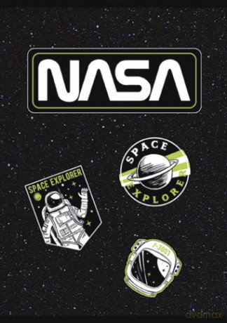 Zeszyt A5 32k linia kolorowa SPACE pakiet 15 sztuk