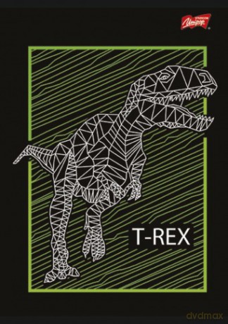 Zeszyt A5 32k linia kolorowa T-REX pakiet 10 sztuk