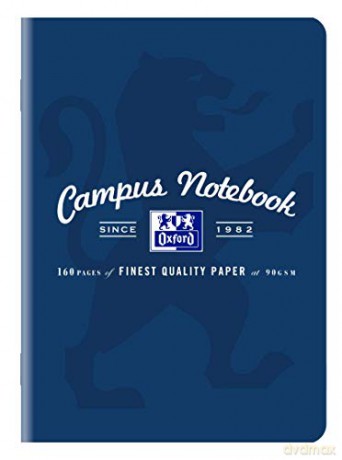 ZESZYT OXFORD CAMPUS A5 80K 90G KR MA kratka z marginesem PAKIET 5 SZTUK