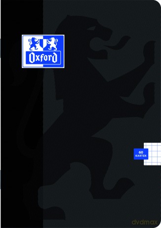 Zeszyt Oxford esse A4 60k kratka 90g czarny 1 sztuka