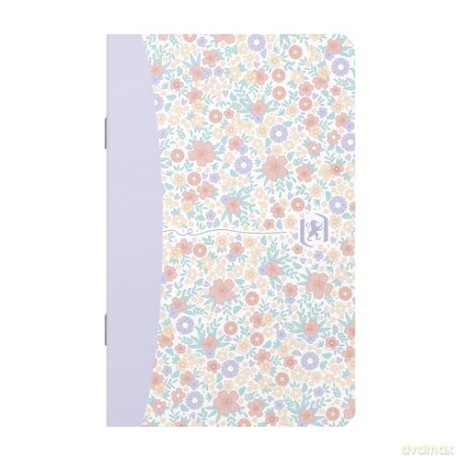 ZESZYT OXFORD FLORAL 90X140MM 30K 90G LI linia PAKIET 10 SZTUK