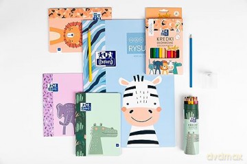 ZESZYT OXFORD KIDS A5 16K 90G K5X5 kratka PAKIET 10 SZTUK