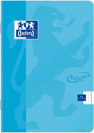 ZESZYT OXFORD TOUCH PASTEL A5 60K 90G K5M NIEBIESKI kratka z marginesem PAKIET 5 SZTUK