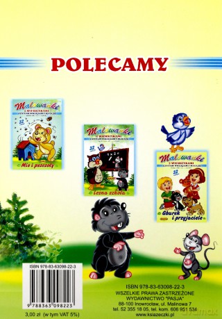 Gburek I Przyjaciele Malowanki Z Wierszykami [KSIĄŻKA]
