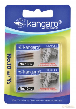Zszywki No.10-1M Kanagro 2x1000 sztuk blister