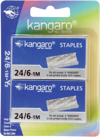 Zszywki No.24/6 Kanagro 2x1000 sztuk blister