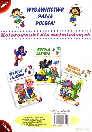 Wesoła Gromadka Kolorowanki Dla Najmłodszych [KSIĄŻKA]