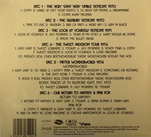 Uriah Heep: Gold From The Byron Era [6CD]