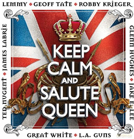 Keep Calm And Salute Queen (Red/White) [Winyl]
