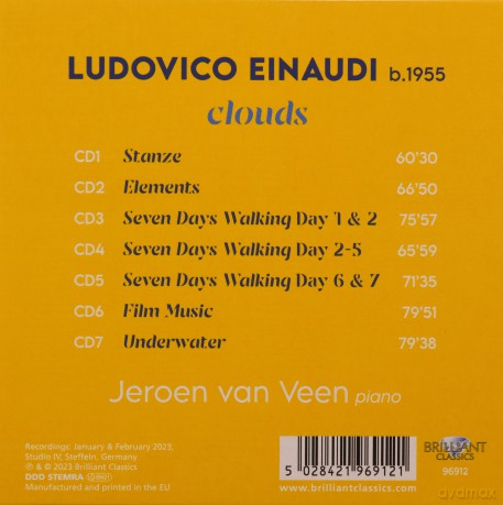 Jeroen Van Veen: Ludovico Einaudi: Clouds [7CD]