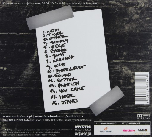 AudioFeels: Live (digipack) [CD]