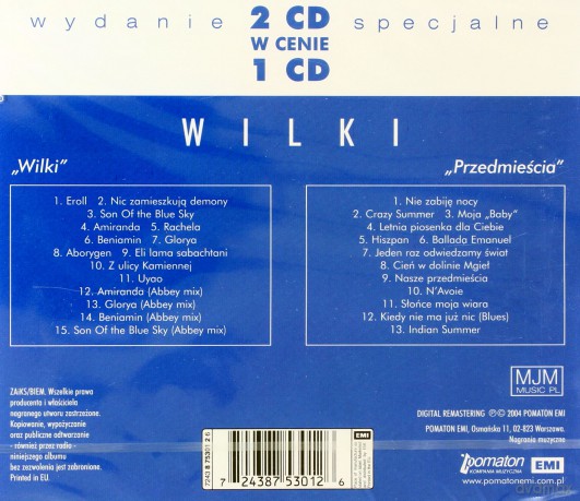 Wilki: Wilki + Przedmieścia [2CD]