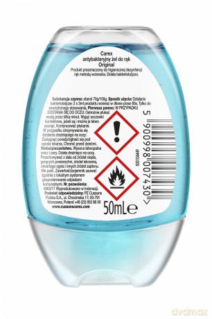 CAREX ZEL RAK A/BAKT 50ML ORIGI