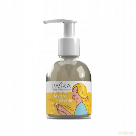 SOLVERX BAŚKA Mydło w płynie do rąk mleko 250ml