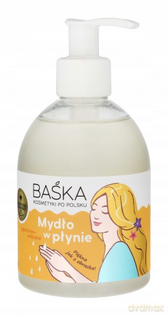 SOLVERX BAŚKA Mydło w płynie do rąk mleko 250ml