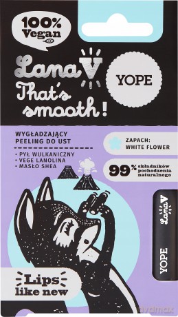 YOPE LANA V Wygładzający peeling do ust