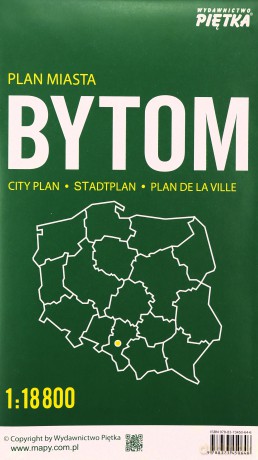 Bytom 1:18 800 plan miasta [KSIĄŻKA]