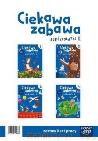 Ciekawa zabawa 6-latki Karty pracy cz.1-4 2022 [KSIĄŻKA]