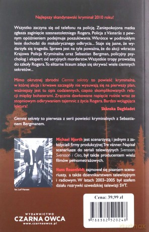Czarna seria. Ciemne Sekrety - Hans Rosenfeldt, Michael Hjorth [KSIĄŻKA]