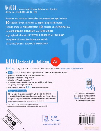 Dieci A1 podręcznik + wersja cyfrowa - Euridice Orlandino, Ciro Massimo Naddeo [KSIĄŻKA]