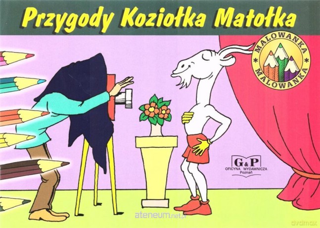 Kolorowanka Przygody Koziołka Matołka - Kornel Makuszyński, Marian Walentynowicz [KSIĄŻKA]