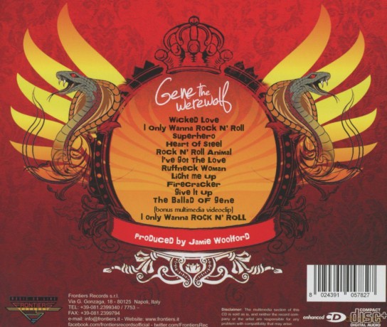 Gene The Werewolf: Rock N Roll Animal [CD]