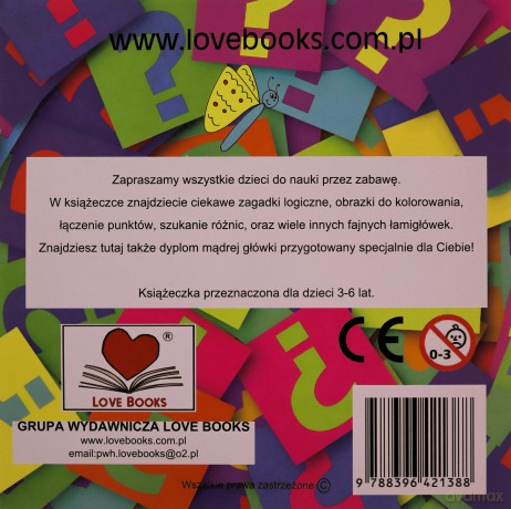 Mały Geniusz. Zabawy i łamigłówki 3-6 lat - Agnieszka Wileńska [KSIĄŻKA]