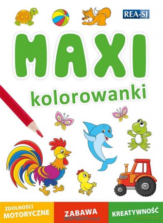 MAXI. Kolorowanki [KSIĄŻKA]