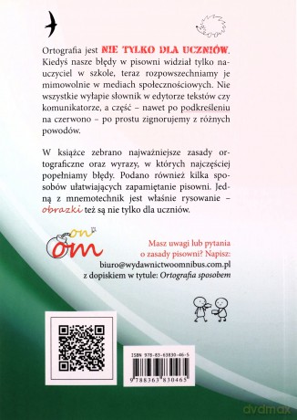 Ortografia sposobem Zasady pisowni i mnemotechniki - Justyna Jakubczyk [KSIĄŻKA]
