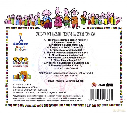 Orkiestra Dni Naszych: Piosenki na cztery pory roku (digipack) [CD]