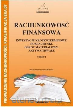 Rachunkowość Finansowa część I - Bożena Padurek [KSIĄŻKA]