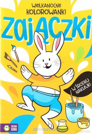 Wielkanocne kolorowanki. Zajączki [KSIĄŻKA]